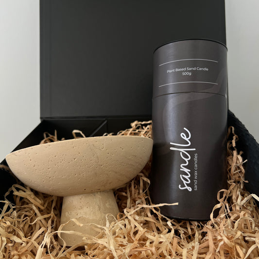 Sandle Starter Gift Box - Dune Pedestal Bowl